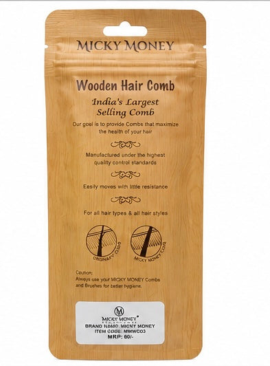 Wooden Comb Straight