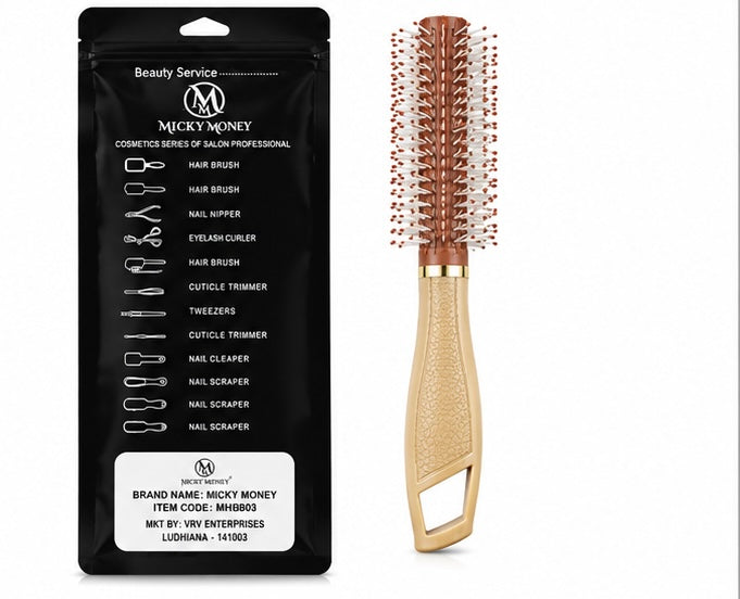 Hair Brush MMHB03 — Cushion Brush, Speckled Handle