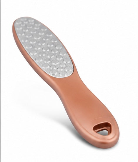 MMPD17 Foot File — Oval, Rose Gold, Embossed Pattern