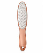 MMPD17 Foot File — Oval, Rose Gold, Embossed Pattern