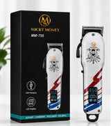 MM755 Hair Clipper — Barber Grade, 8 Guide Combs