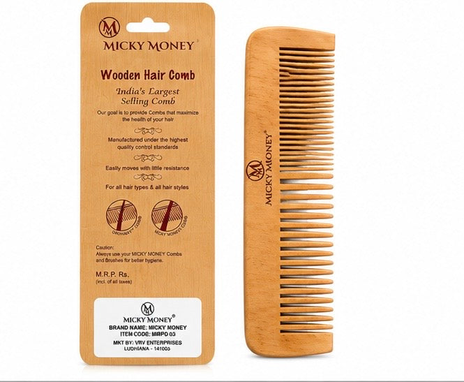 Wooden Comb 2 IN 1