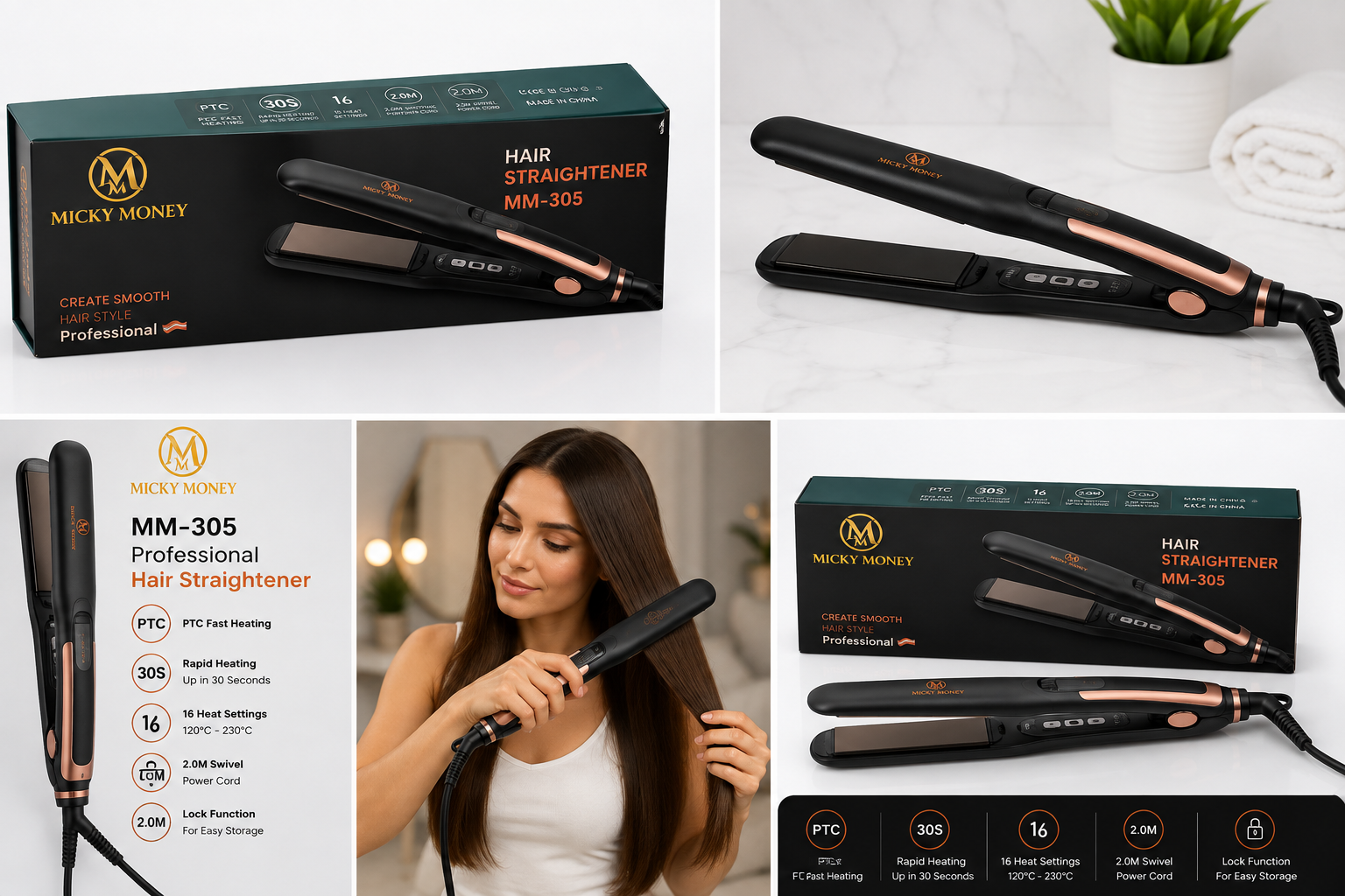 Hair Straightener MM305