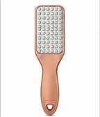 MMPD18 Foot File — Rectangular, Rose Gold, Dotted Pattern