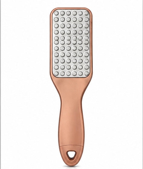 MMPD18 Foot File — Rectangular, Rose Gold, Dotted Pattern