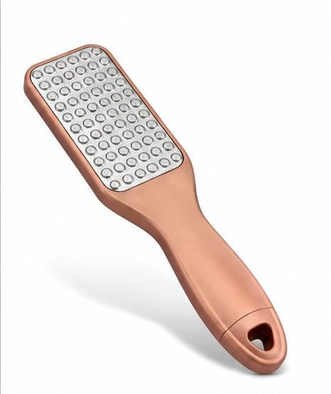 MMPD18 Foot File — Rectangular, Rose Gold, Dotted Pattern