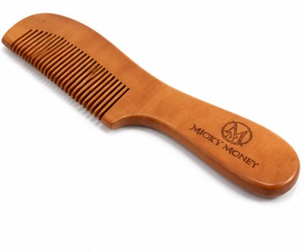 Wooden Comb with Handle