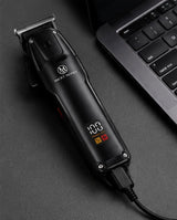 MM752 Professional Hair Trimmer — LED Display, 4 Guide Combs