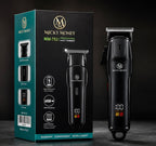 MM752 Professional Hair Trimmer — LED Display, 4 Guide Combs