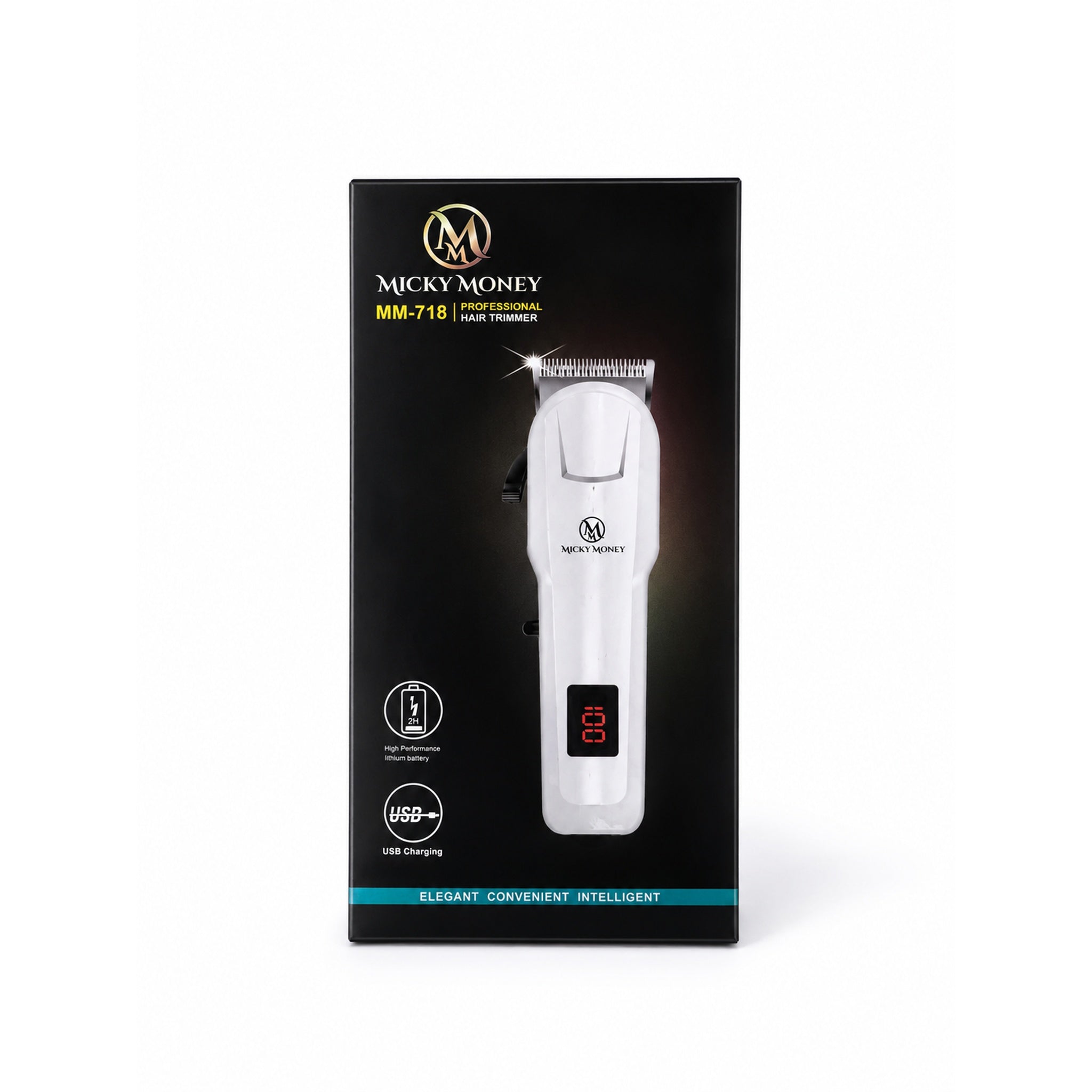 MM718 Hair Trimmer — Cordless, 180-Min Runtime