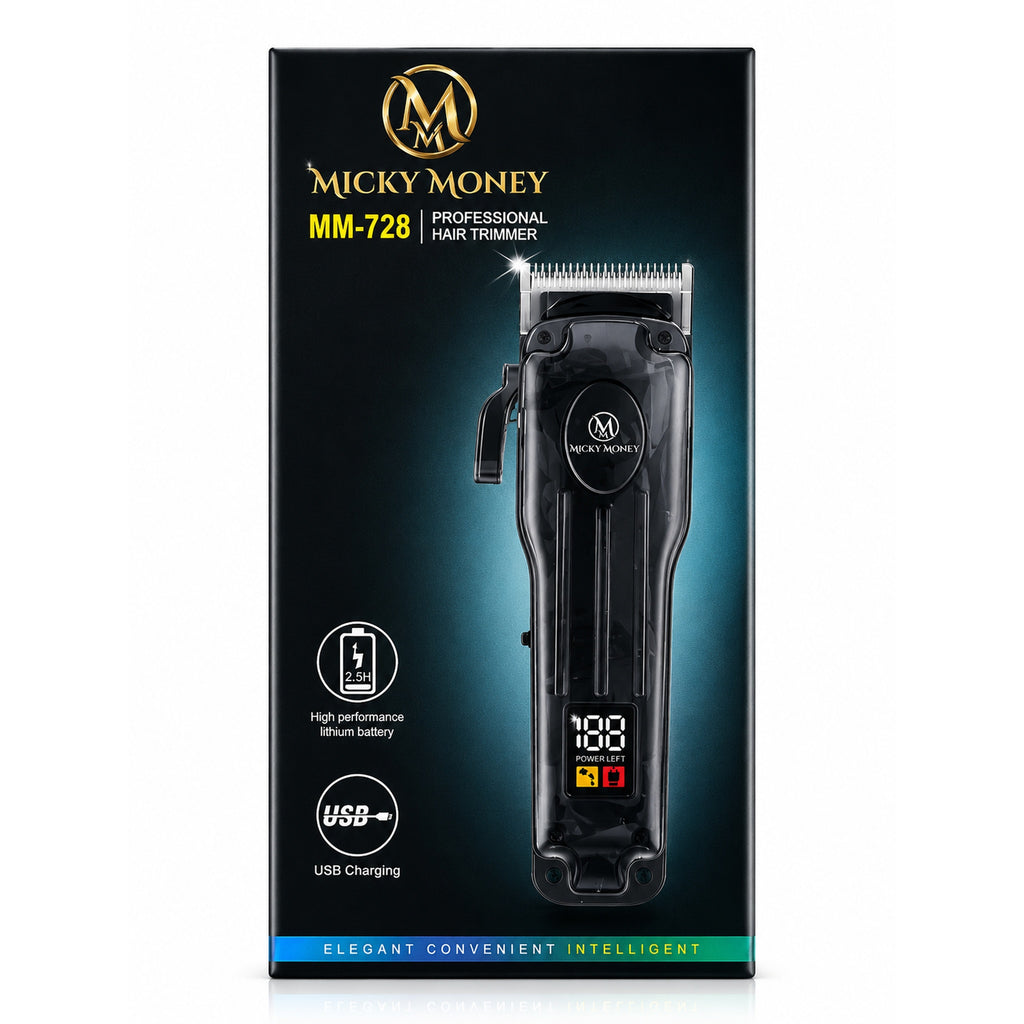 MM728 Hair Trimmer — USB-C, 210-Min Runtime