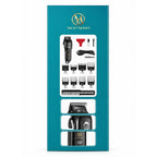 MM754 Hair Clipper — Barber Grade, 8 Guide Combs
